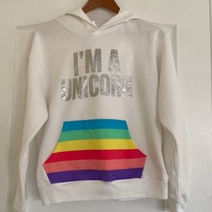 I am a Unicorn Sweatshirt Hoodie- Size Large